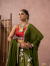 Mehendi Green Chaniya Choli